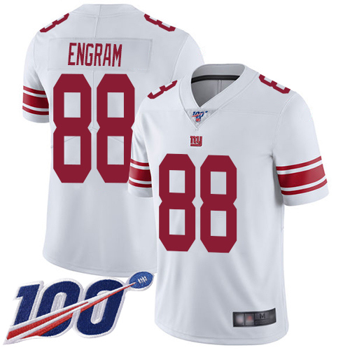 Men New York Giants #88 Evan Engram White Vapor Untouchable Limited Player 100th Season Football NFL Jersey->women nfl jersey->Women Jersey